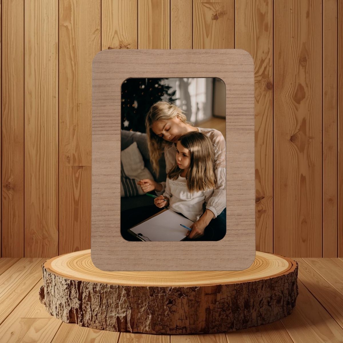 Ahşap 10x15 Fotoğraf Çerçevesi 4