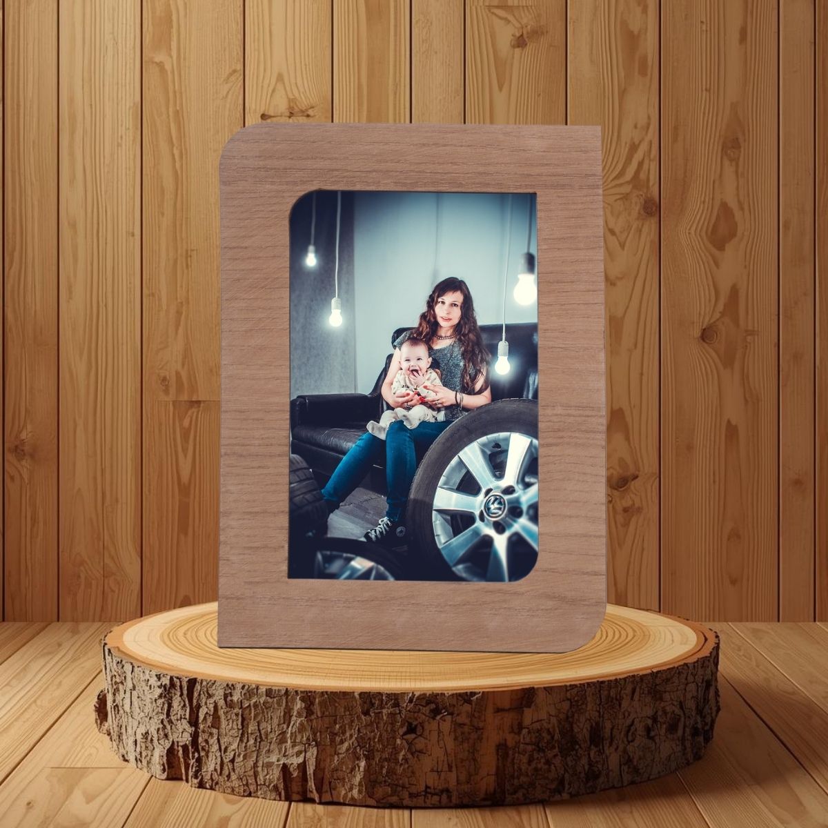 Ahşap 10x15 Fotoğraf Çerçevesi 4