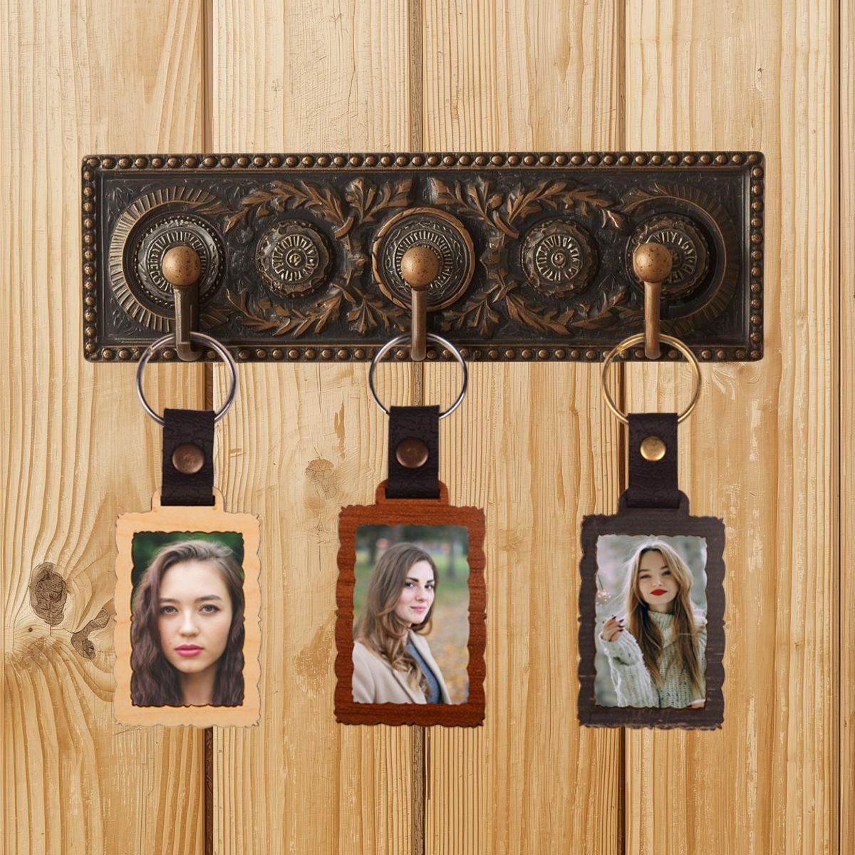 Ahşap Fotoğraf Anahtarlığı 1