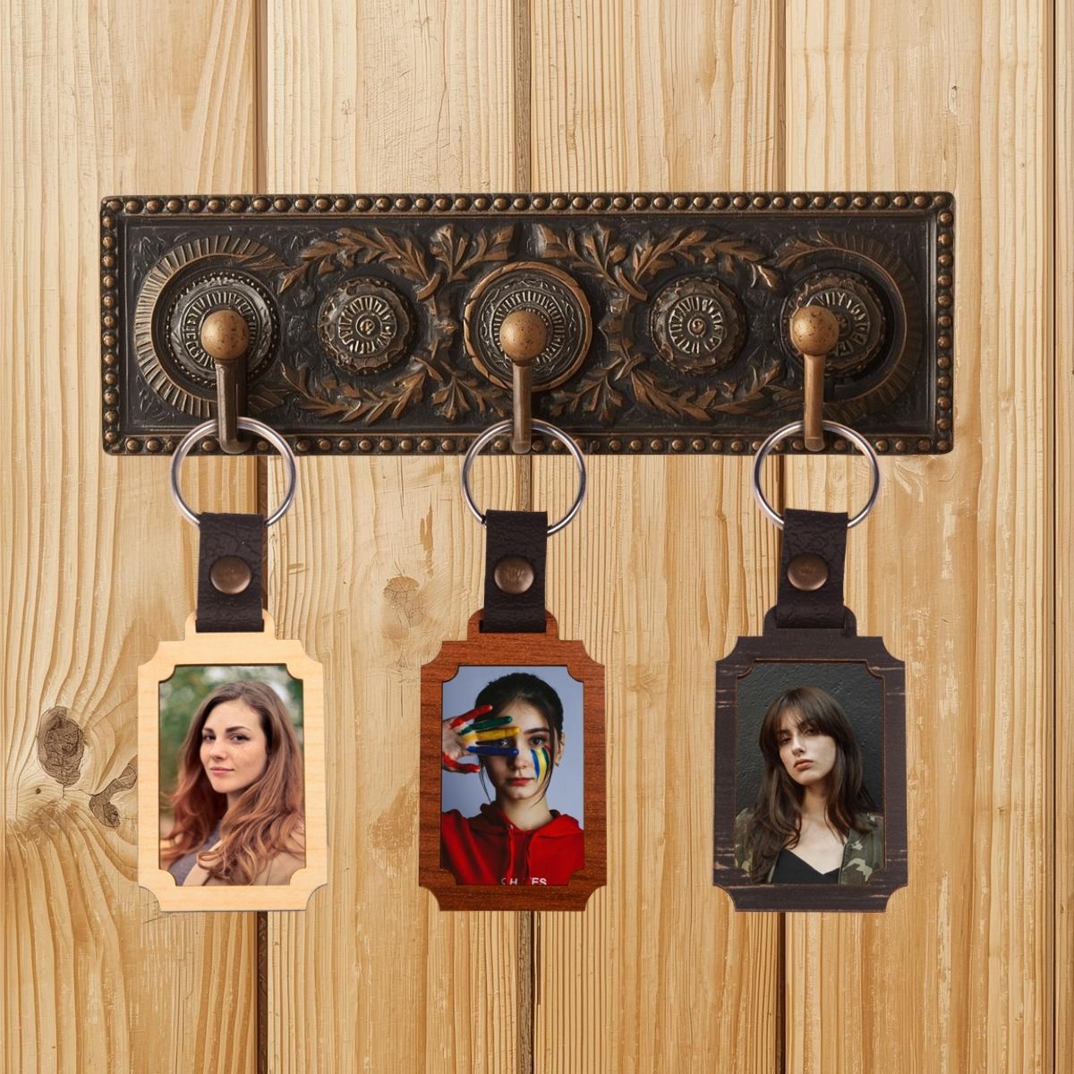 Ahşap Fotoğraf Anahtarlığı 1