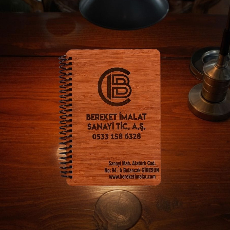 Ahşap Promosyon Modelist Defter 1