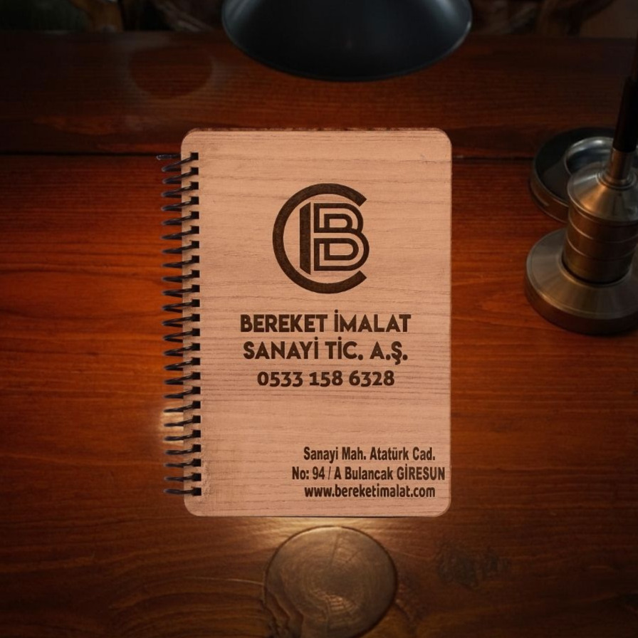 Ahşap Promosyon Modelist Defter 2
